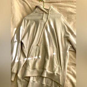 Oversized throw on hoodie